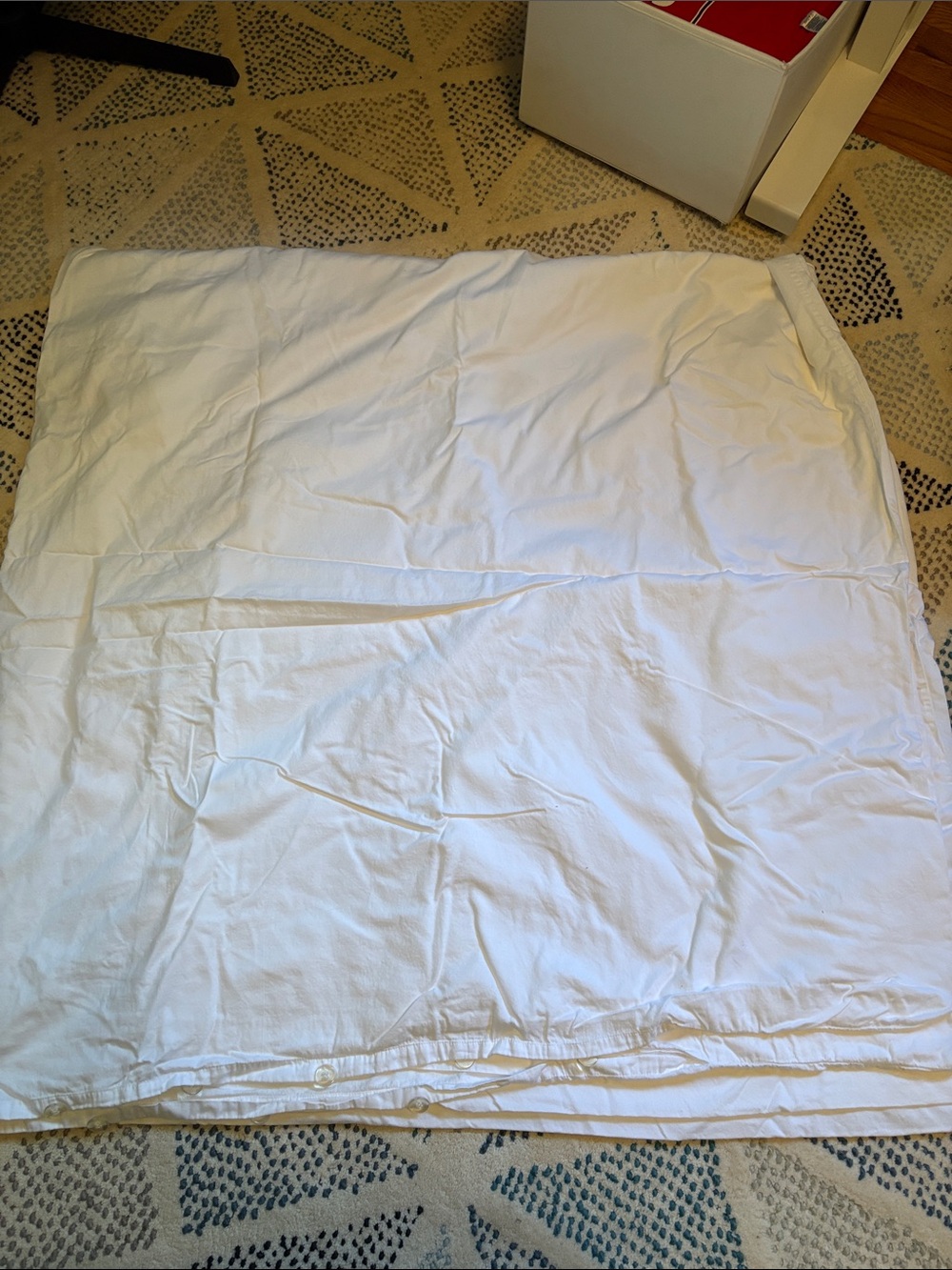 White Cotton Duvet Cover - Soft Breathable Bedding